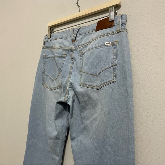 VANS Jeans High Rise Straight Lightwash Denim Relaxed Fit Womens 7 28 - Picture 5 of 16